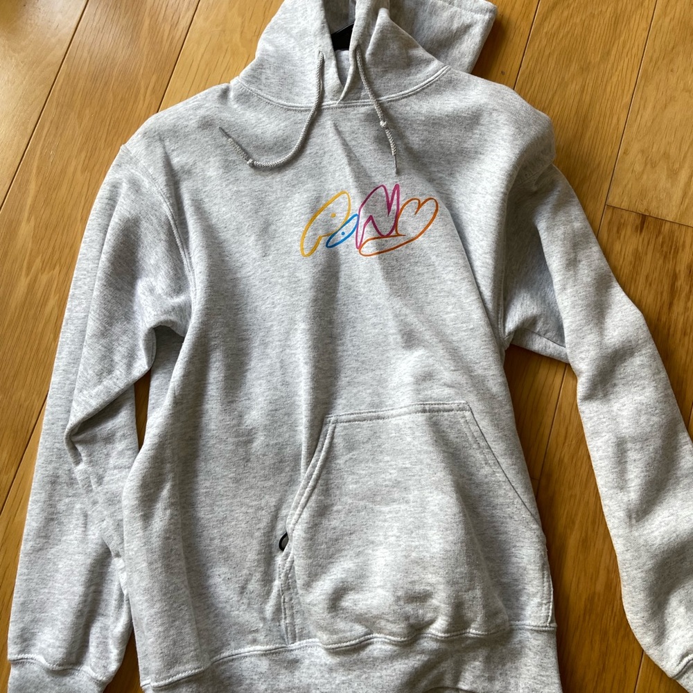 Rex Orange County Pony Hoodie, grey, size small